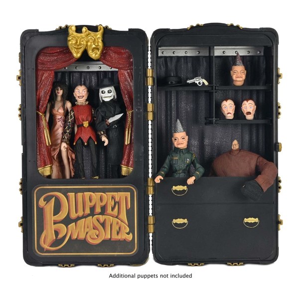 PUPPET MASTER - 7" SCHAAL ACTIEFIGUUR - BLOEDLEEGSTER EN TOULON'S PUPPET CASE 2 STUKS