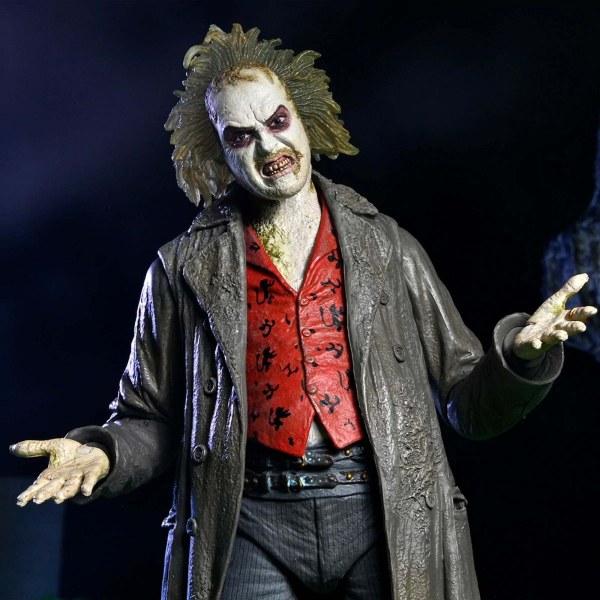 BEETLEJUICE (1988) - 7" SCHAAL ACTIEFIGUUR - ULTIEME BEETLEJUICE: TOUR GUIDE “DE BIO-EXORCIST