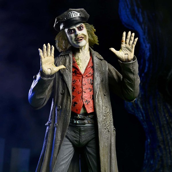 BEETLEJUICE (1988) - 7" SCHAAL ACTIEFIGUUR - ULTIEME BEETLEJUICE: TOUR GUIDE “DE BIO-EXORCIST