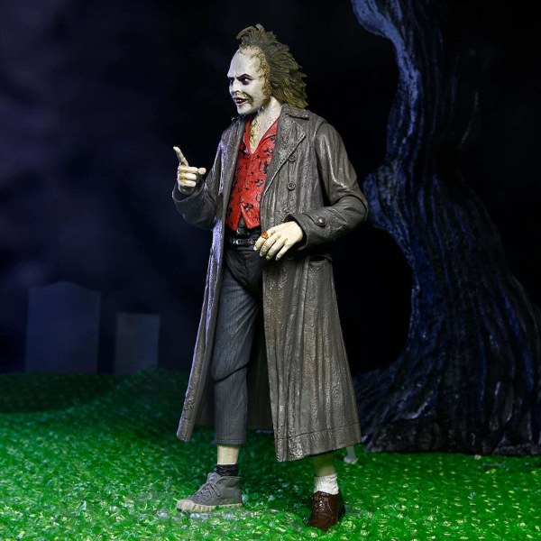 BEETLEJUICE (1988) - 7" SCHAAL ACTIEFIGUUR - ULTIEME BEETLEJUICE: TOUR GUIDE “DE BIO-EXORCIST