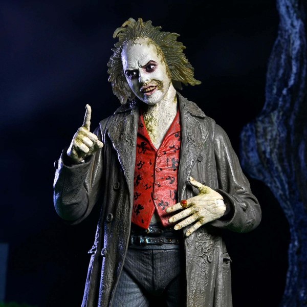BEETLEJUICE (1988) - 7" SCHAAL ACTIEFIGUUR - ULTIEME BEETLEJUICE: TOUR GUIDE “DE BIO-EXORCIST