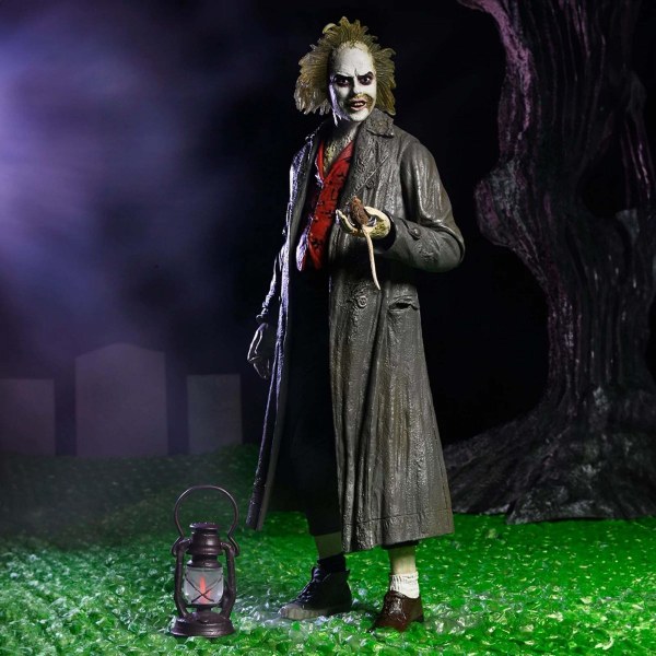 BEETLEJUICE (1988) - 7" SCHAAL ACTIEFIGUUR - ULTIEME BEETLEJUICE: TOUR GUIDE “DE BIO-EXORCIST