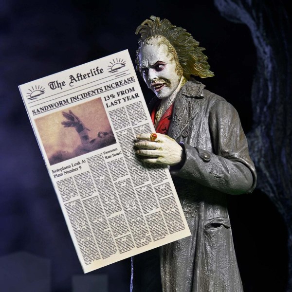 BEETLEJUICE (1988) - 7" SCHAAL ACTIEFIGUUR - ULTIEME BEETLEJUICE: TOUR GUIDE “DE BIO-EXORCIST