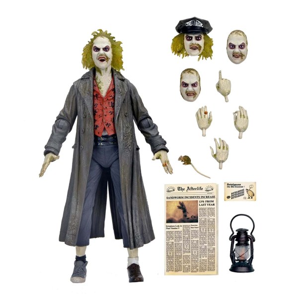 BEETLEJUICE (1988) - 7" SCHAAL ACTIEFIGUUR - ULTIEME BEETLEJUICE: TOUR GUIDE “DE BIO-EXORCIST