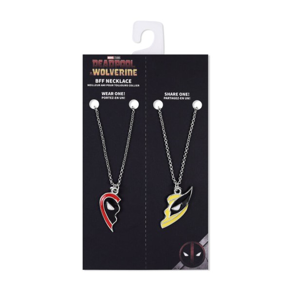 Set van 2 kettingen - Marvel Deadpool & Wolverine