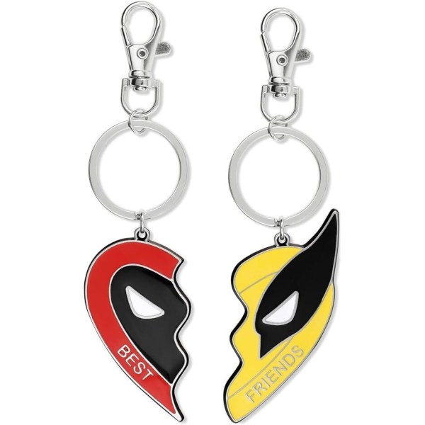 Set 2 sleutelhangers - Marvel Deadpool & Wolverine