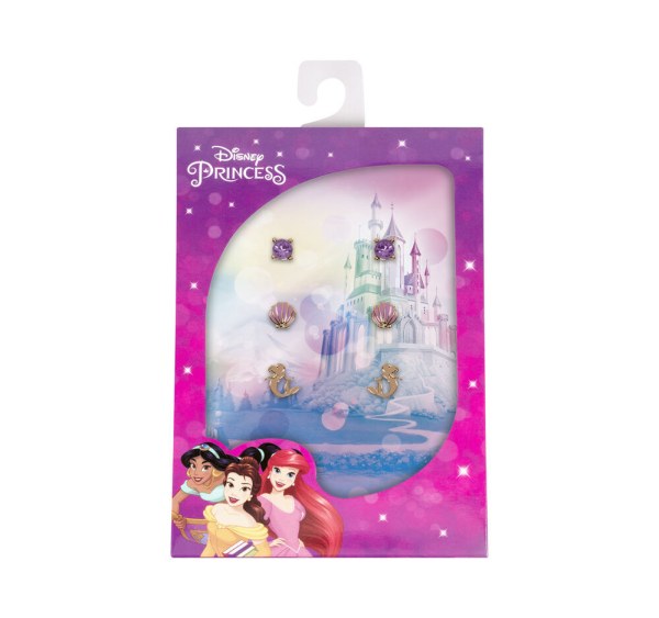 Set van 3 paar oorbellen - Disney De Kleine Meermin