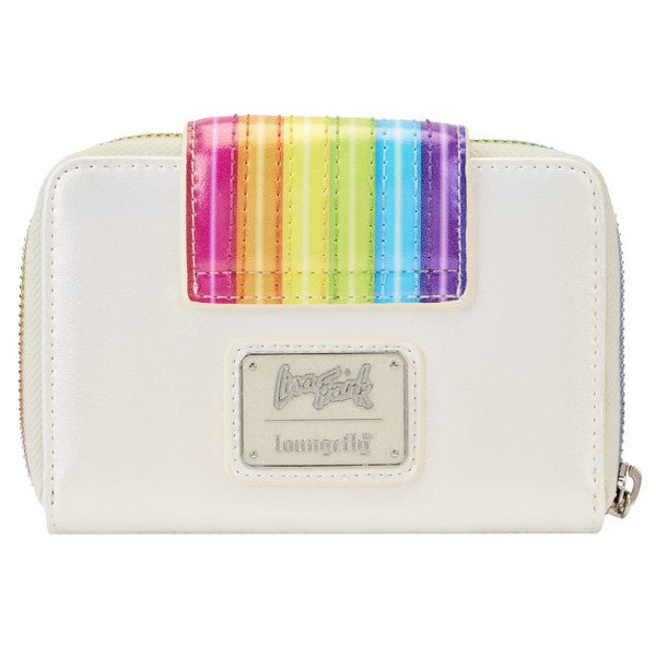 Lisa Frank Loungefly Portefeuille Regenbooglogo