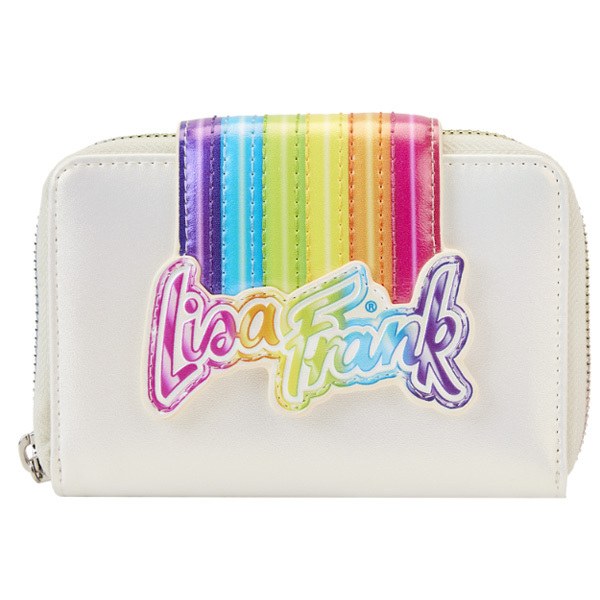 Lisa Frank Loungefly Portefeuille Regenbooglogo