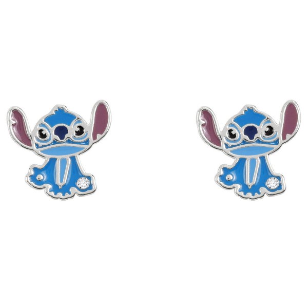 Stitch oorbellen zilver - Disney