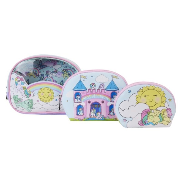 My Little Pony Loungefly Set 3 Pochettes Cosmetics