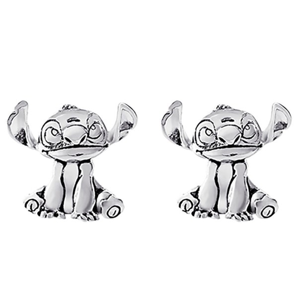Stitch oorbellen zilver - Disney