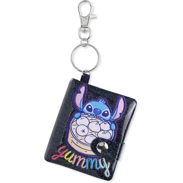 Stitch blauwe glitter notitieblok sleutelhanger - Disney