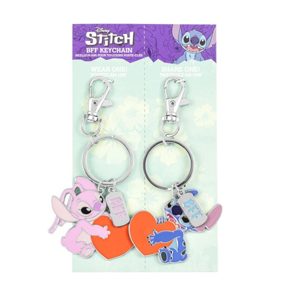 Stitch & Angel Set 2 sleutelhangers - Disney