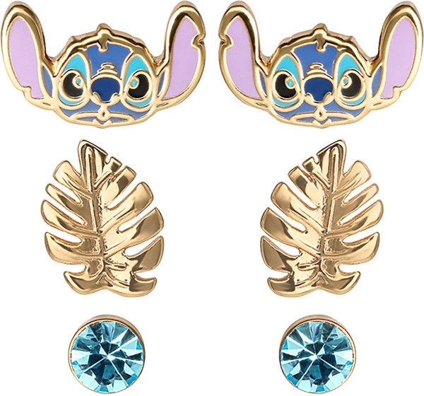 Stitch 3 paar oorbellen - Disney