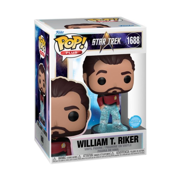 Star Trek Pop! 1688 Plus Transporter Riker