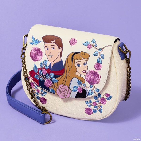 PRINSES AURORA EN PRINS PHILLIP SCHOUDEDTAS - DOORNSCHOONJE - DISNEY LOUNGEFLY
