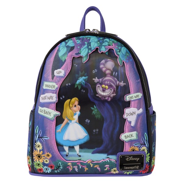 ALICE IN WONDERLAND LENZICHTIG MINI RUGZAK - DISNEY LOUNGEFLY