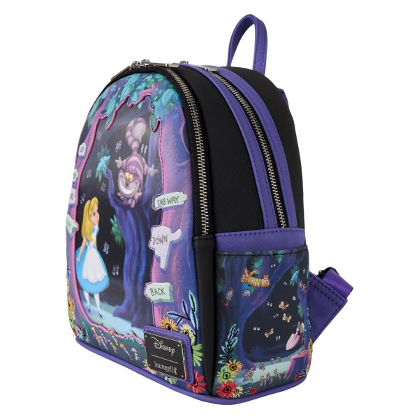 ALICE IN WONDERLAND LENZICHTIG MINI RUGZAK - DISNEY LOUNGEFLY