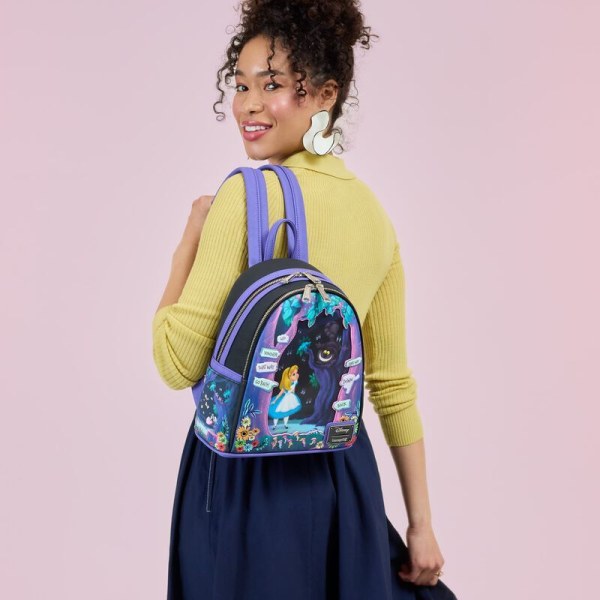 ALICE IN WONDERLAND LENZICHTIG MINI RUGZAK - DISNEY LOUNGEFLY