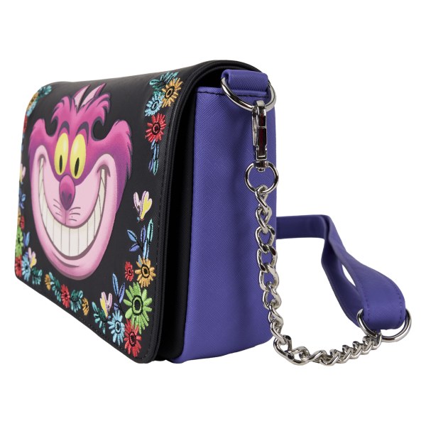CHESHIRE CAT BLOEMEN SCHOUDEDTAS - ALICE IN WONDERLAND - DISNEY LOUNGEFLY
