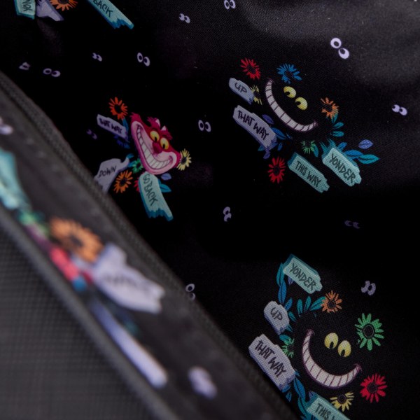 CHESHIRE CAT BLOEMEN SCHOUDEDTAS - ALICE IN WONDERLAND - DISNEY LOUNGEFLY