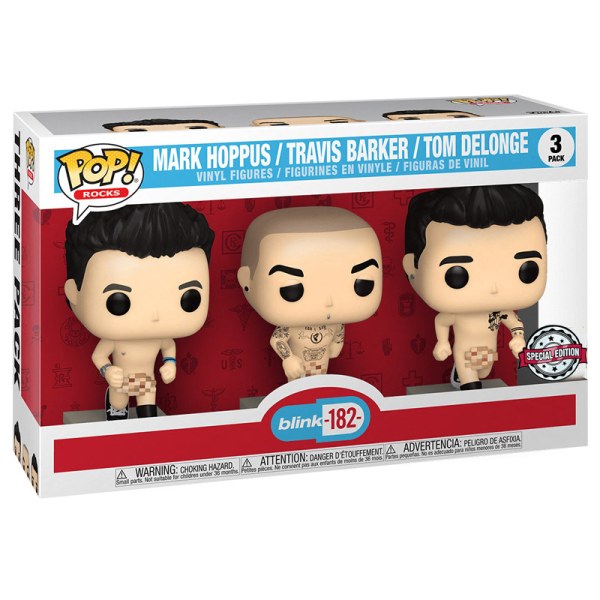 Rocks Pop Blink 182 3Pk Naked Excl.