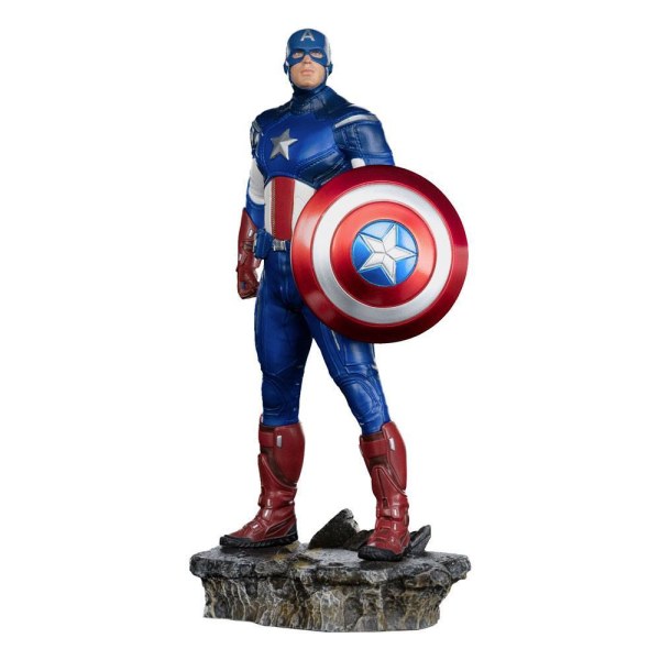 Het Infinity Saga-beeldje BDS Art Scale 1/10 Captain America Battle of NY 23 cm