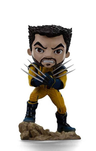 Deadpool en Wolverine beeldje Mini Co. PVC Deadpool en Wolverine set Unmasked 14 cm