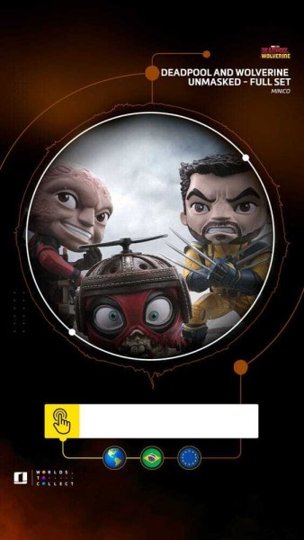 Deadpool en Wolverine beeldje Mini Co. PVC Deadpool en Wolverine set Unmasked 14 cm