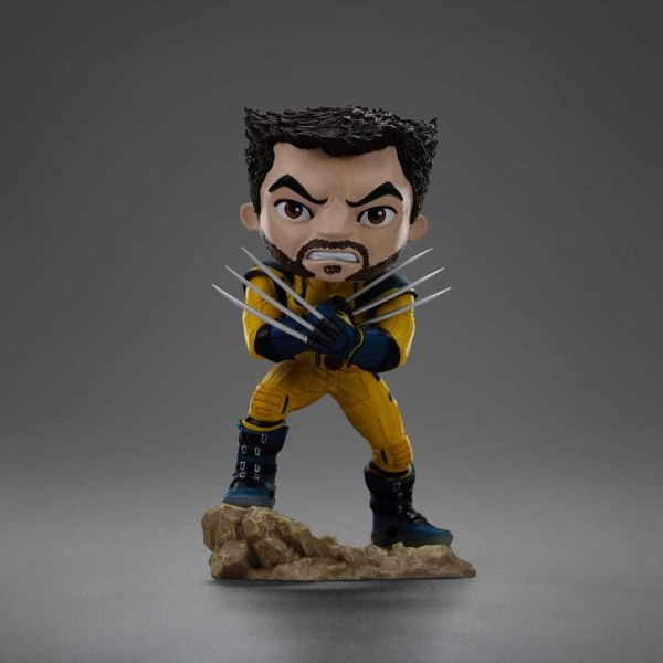 Deadpool en Wolverine Mini Co. PVC-figuur Wolverine Unmasked 14 cm