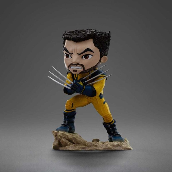 Deadpool en Wolverine Mini Co. PVC-figuur Wolverine Unmasked 14 cm
