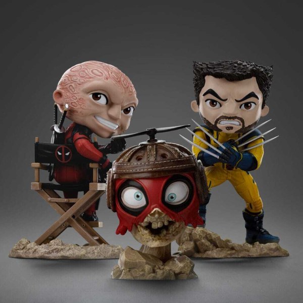 Deadpool en Wolverine Mini Co. PVC-figuur Wolverine Unmasked 14 cm