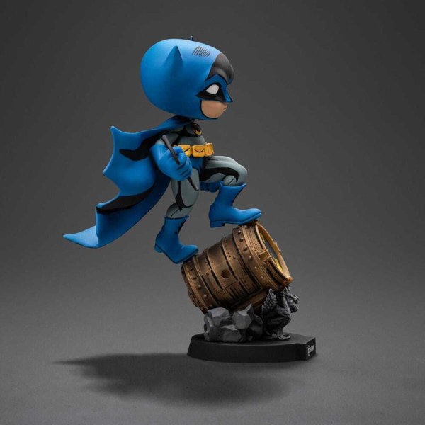 Batman-figuur Mini Co. PVC Batman op Bat-Signal (blauwe variant) 15 cm