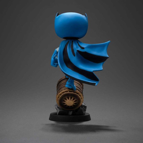 Batman-figuur Mini Co. PVC Batman op Bat-Signal (blauwe variant) 15 cm