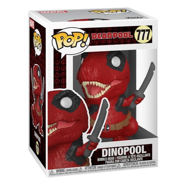 Marvel Deadpool 30th Anniversary POP! 777 Vinyl Dinopool 9 cm