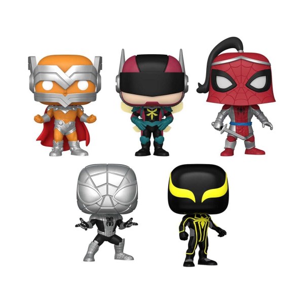 Marvel pakket met 5 POP- figuren! Vinyl Jaar van de Spin Special Edition 9 cm