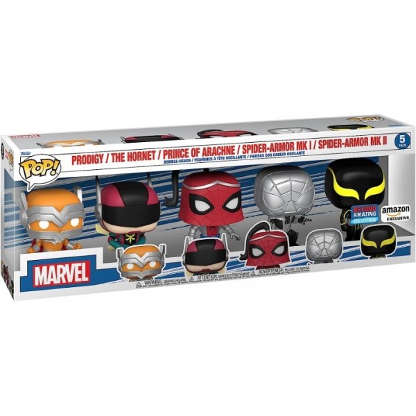 Marvel pakket met 5 POP- figuren! Vinyl Jaar van de Spin Special Edition 9 cm