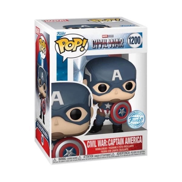Marvel POP! 1200 Animatie Vinyl figuur Captain America Exclusief 9 cm