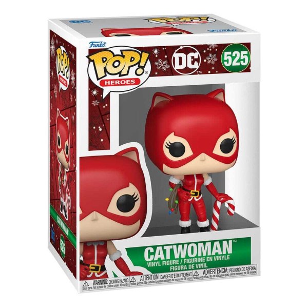 DC Comics POP! 525 Heroes Vinyl beeldje Holiday '24 - Catwoman 9 cm