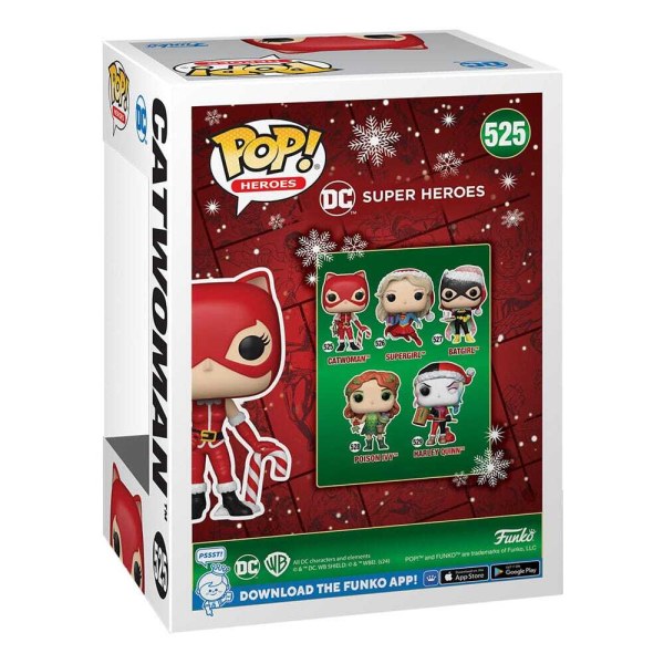 DC Comics POP! 525 Heroes Vinyl beeldje Holiday '24 - Catwoman 9 cm