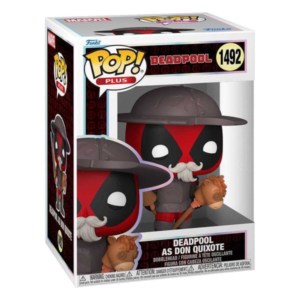 Marvel POP! 1492 Plus Vinyl beeldje Deadpool als Don Quichot 9 cm