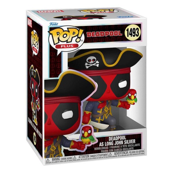 Marvel POP! 1493 Plus Vinyl beeldje Deadpool als Long John Zilver 9 cm