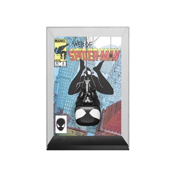 FUNKO POP! 71 Spider-Man zwart pak - Marvel Web of Spider-Man #8