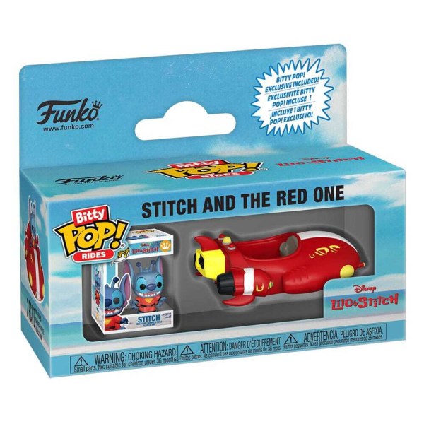 Lilo & Stitch Bitty POP! Wrinkles Vinyl beeldje Stitch en de Rode