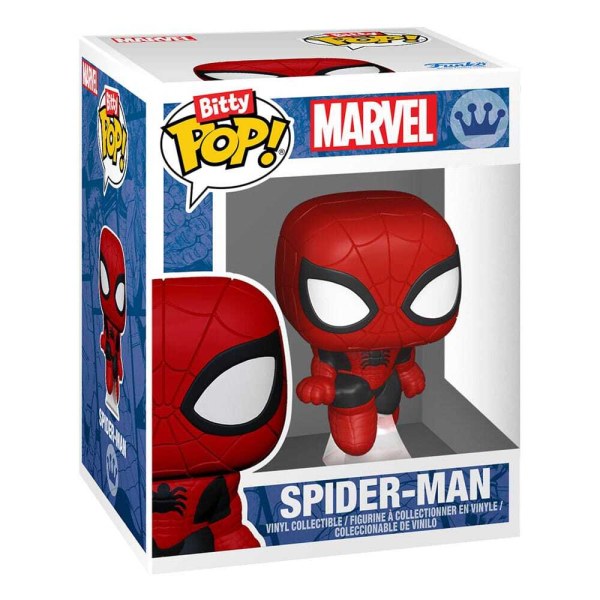 Spider-Man-pakket met 4 Bitty POP-beeldjes! Vinyl Serie 1 2 cm