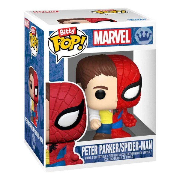 Spider-Man-pakket met 4 Bitty POP-beeldjes! Vinyl Serie 4 2 cm