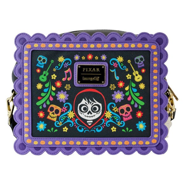Loungefly Disney Coco Miguel Calavera Floral Skull schoudertas