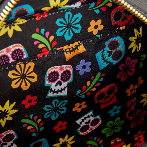 Loungefly Disney Coco Miguel Calavera Floral Skull schoudertas