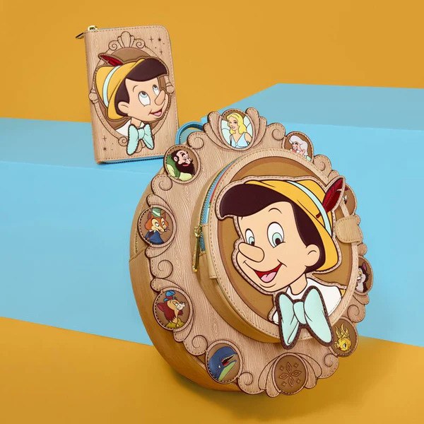 Cameo Pinochio-portemonnee - Disney Loungefly